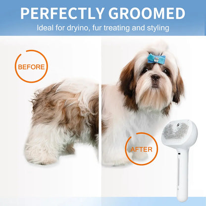 Catpick Pet Spray Hair Removal Comb with Odor Elimination Feature - Versatile Brush for Cats and Dogs