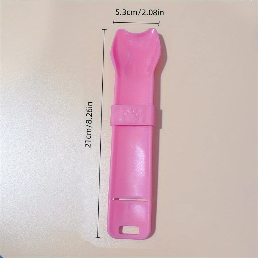 Cat Feeder Squeeze Spoon for Lickable Wet Treats - Pet Supplies Feeding Tool