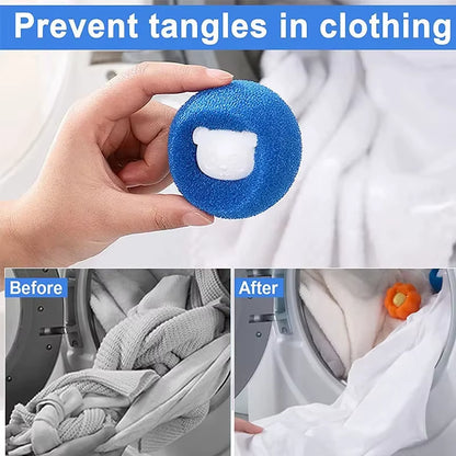 Pet Hair Remover Reusable Laundry Washing Machine Filter - 1 to 5 Pcs Wool Sticker for Cat Hair and Pet Fur Lint Catching