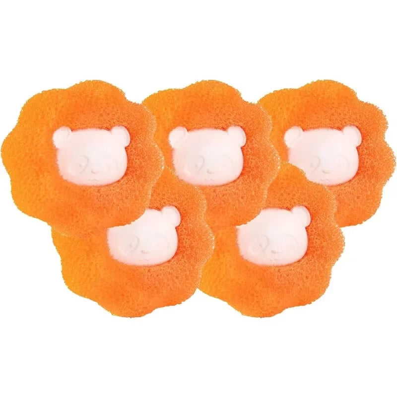 Pet Hair Remover Reusable Laundry Washing Machine Filter - 1 to 5 Pcs Wool Sticker for Cat Hair and Pet Fur Lint Catching