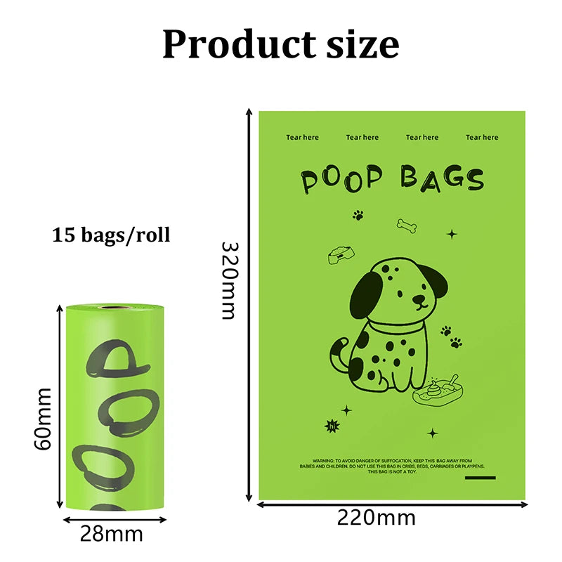 EPI Biodegradable Lavender Scented Dog Waste Bags with Holder - Extra Thick and Leakproof Dispenser Included