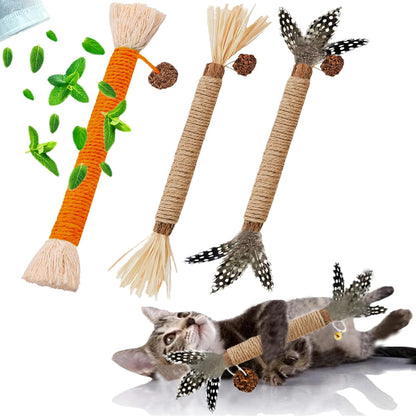 Ultimate Cat Chew Stick Kit: 3-Pack Silvervine Dental Treats for Healthy Teeth and Happy Playtime